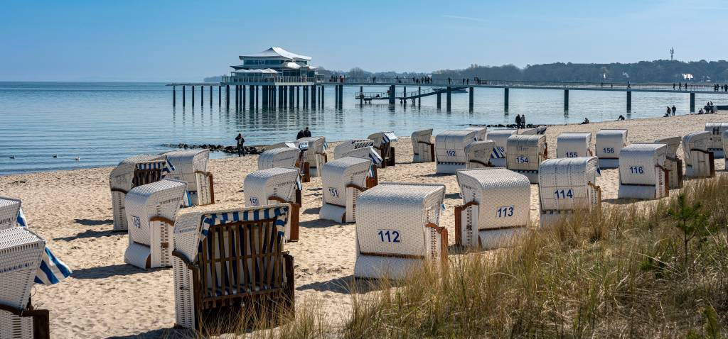 Timmendorfer Strand an der Ostsee