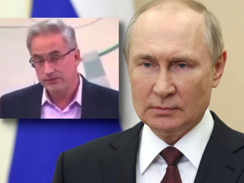 TV-Moderator Norkin und Putin