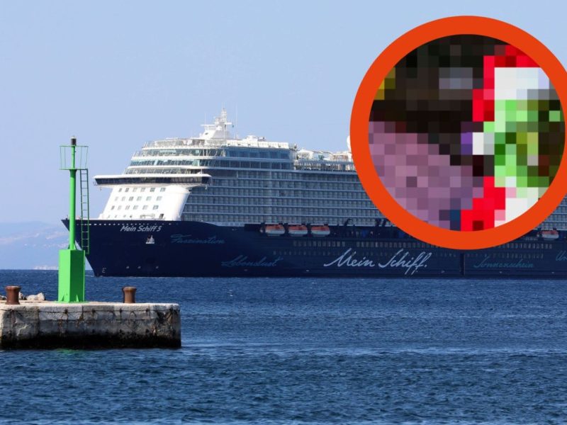 „Mein Schiff“: Ungebetener Gast schleicht über Bord – er hat hier nichts zu suchen