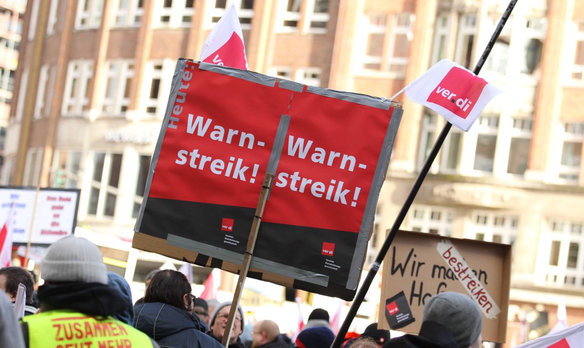 Streik in Hamburg
