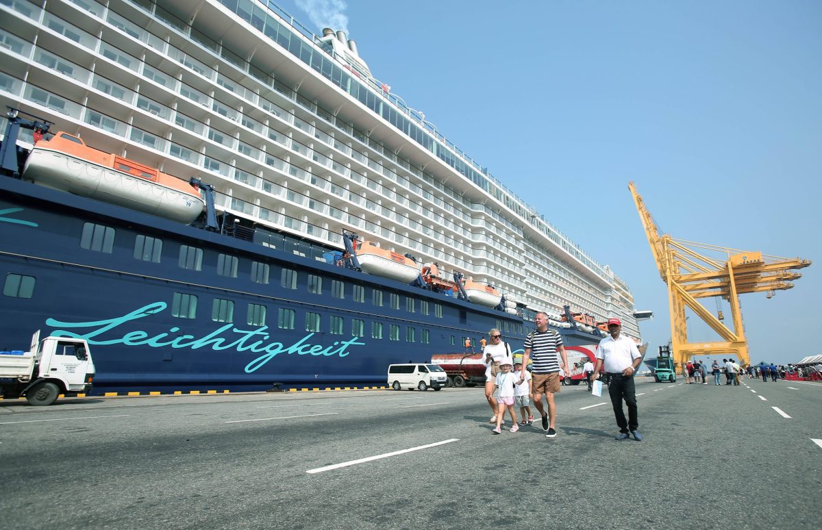 "Mein Schiff"-Passagiere.