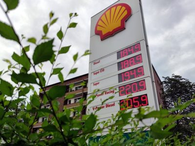 Shell-Tankstelle Spritpreise