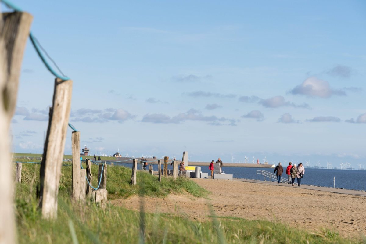 Der Nordsee-Strand in Büsum.