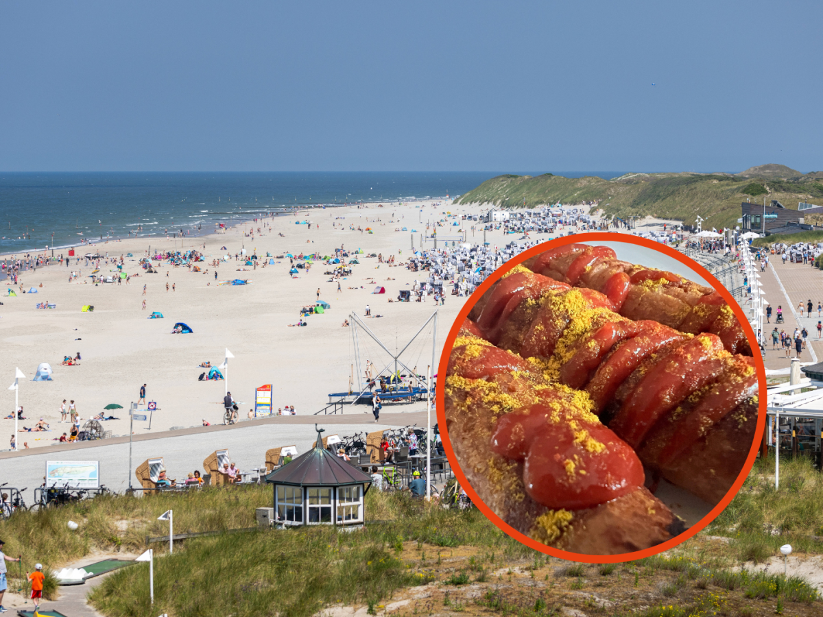 Preis-Hammer bei der Currywurst auf Norderney. Das schmeckt vielen Gästen gar nicht!