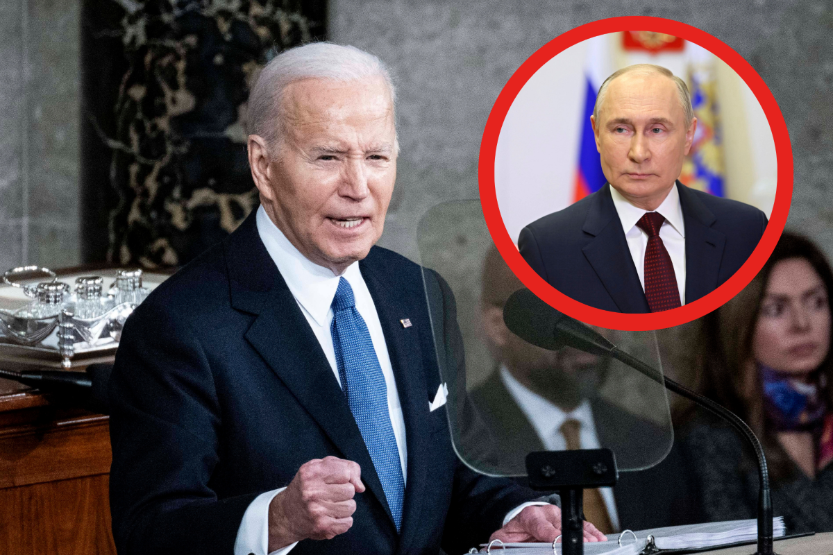 Bei seiner Rede zur Lage der Nation knüpfte sich Joe Biden den russischen Präsidenten Wladimir Putin vor.