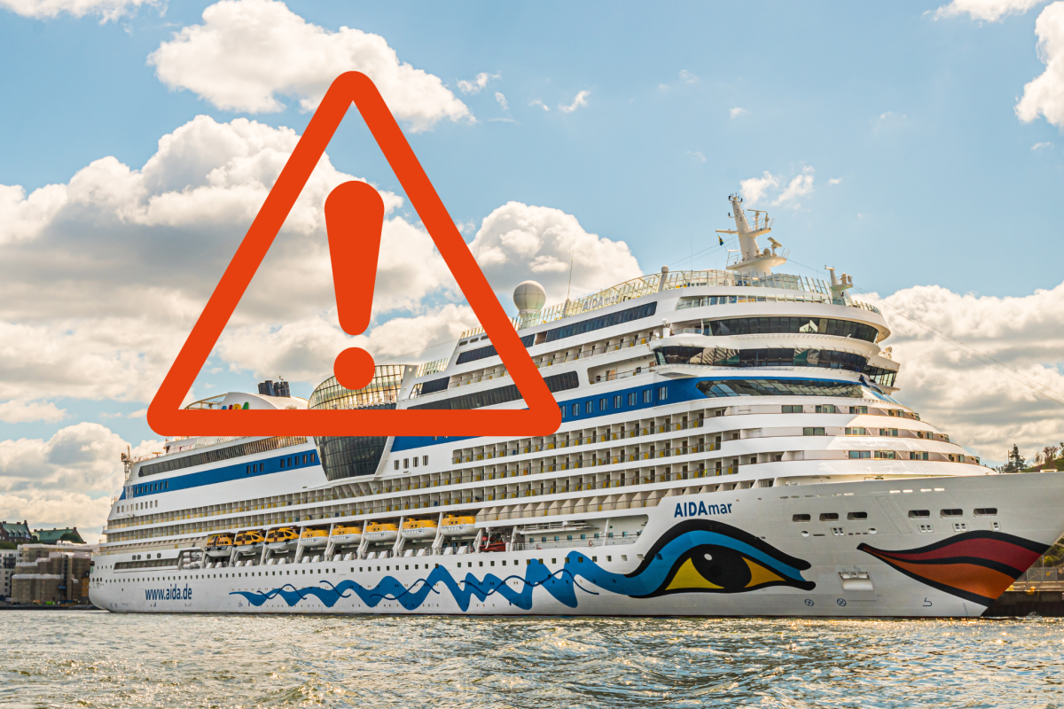 Aida Bittere Enttäuschung an Bord! Schiff muss wieder umkehren moin.de