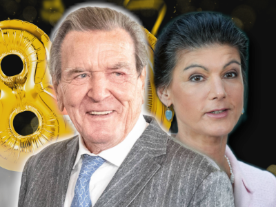 Gerhard Schröder und Sahra Wagenknecht haben sich angenähert.