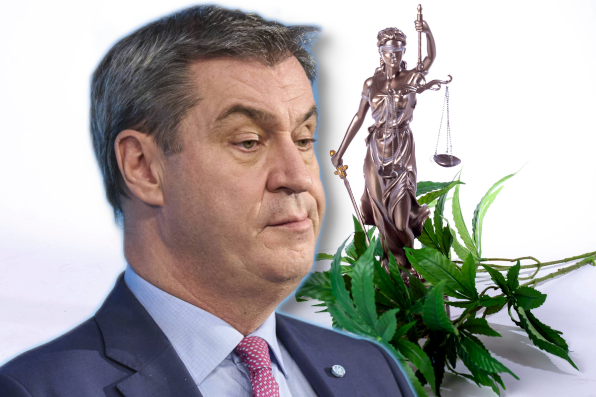 Markus Söder ist gegen die Cannabis-Legalisierung.
