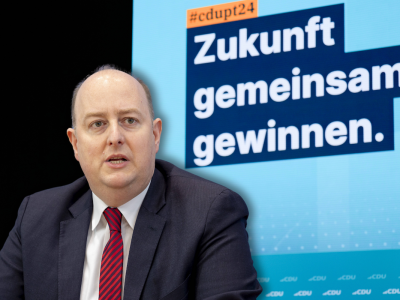 Politiker Matthias Hauer sprach mit uns auf dem CDU-Parteitag über die Politik der Ampel.