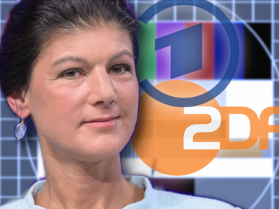 Sahra Wagenknecht ärgert sich über ARD und ZDF.