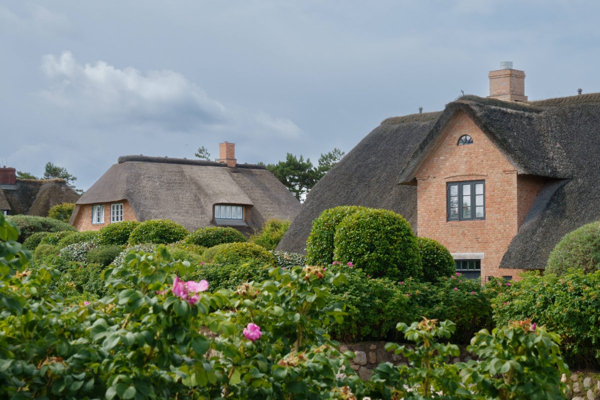 HÃ¤user in Kampen auf Sylt.