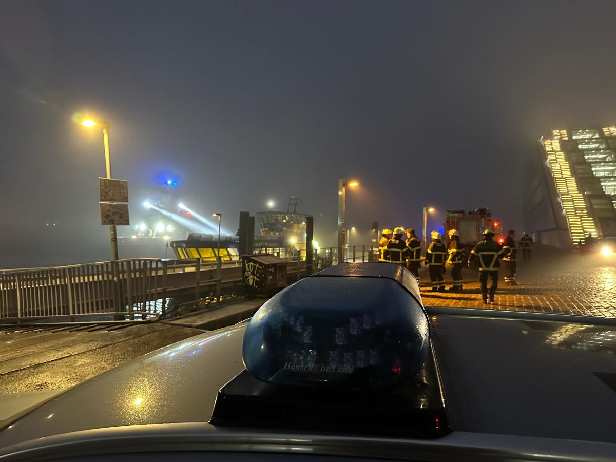 Fährunfall am Hamburger Hafen