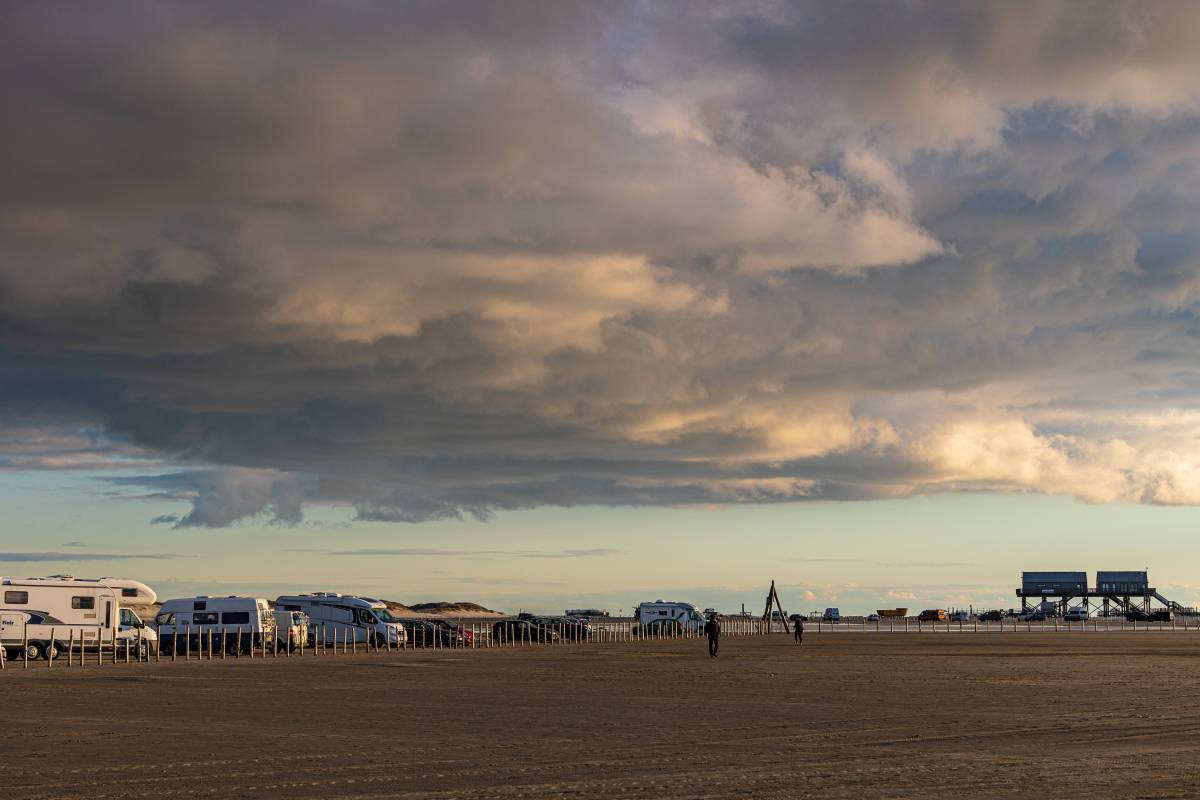Campingplatz am Strand