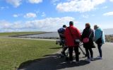 Bettina besuchte gemeinsam mit Freunden, Familie und das Team vom Wünschewagen einen Deich an der Nordsee.