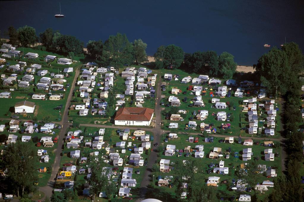 Campingplatz von oben