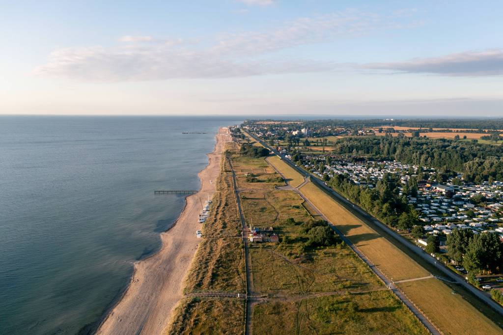 Ostseeküste mit Campingplatz