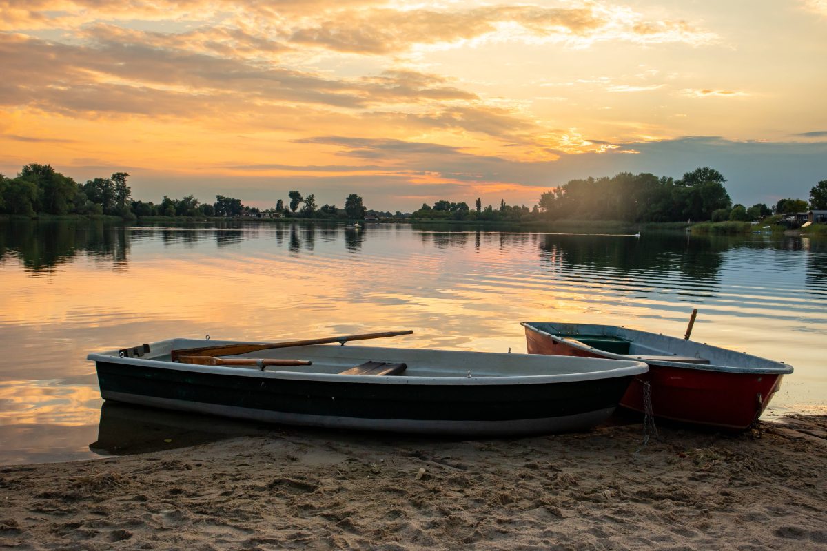 Der Camping-Platz am Schachtsee.