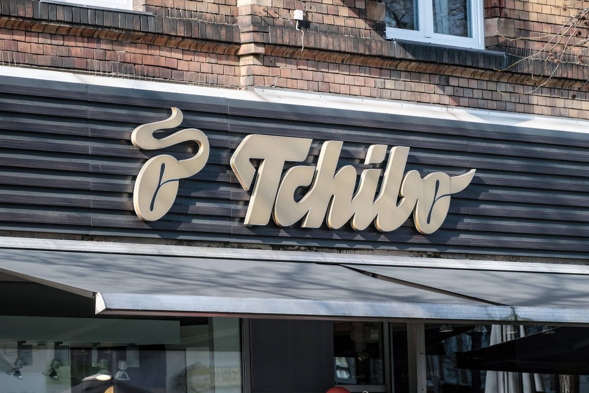 Eine Filiale von Tchibo.