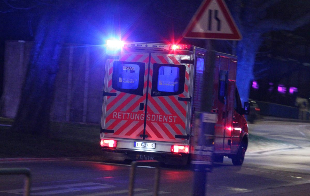 Ein Rettungswagen in Hamburg, Symbolbild