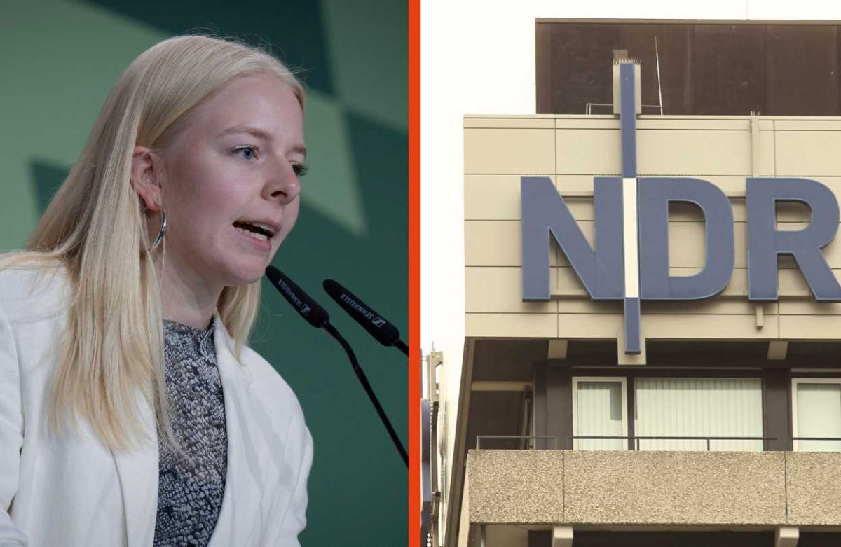 Jette Nietzard und der NDR (Collage)