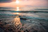 Sonnenuntergang am Strand