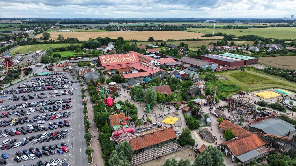 Freizeitpark von oben
