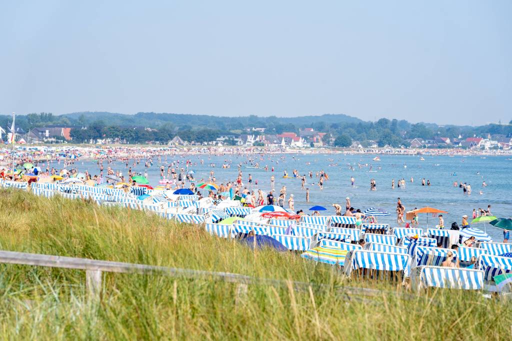 Strandkörbe an der Lübecker Bucht