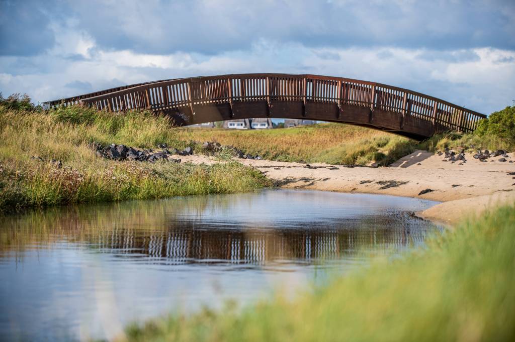 Brücke über einem Fluss