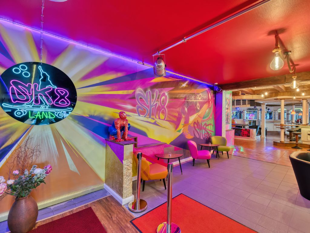 Lounge im Skatepark