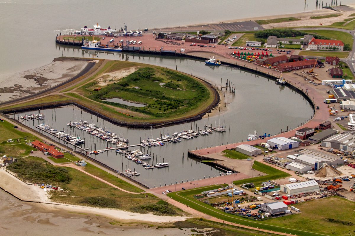 Der Hafen von Norderney.