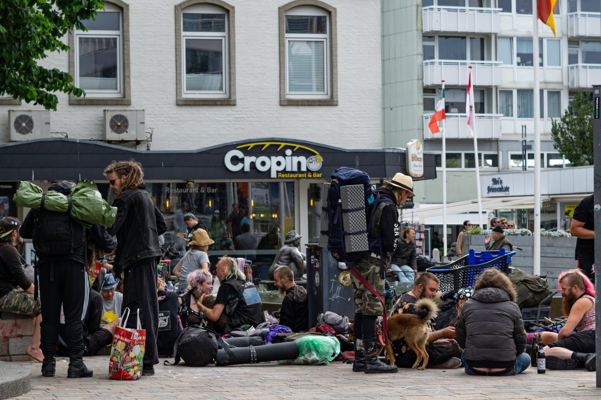 Die Punks in Westerland auf Sylt.