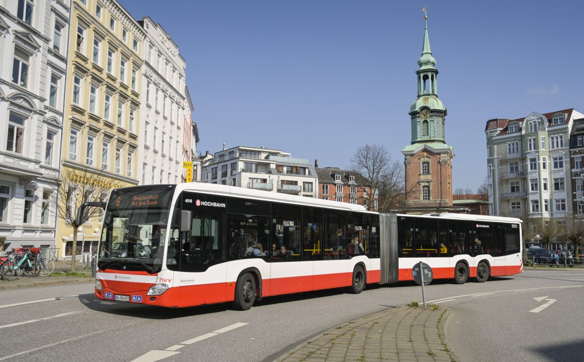 Ein HVV-Bus (Symbolbild)