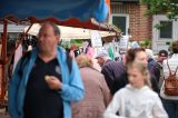 Der Wochenmarkt in Büsum an der Nordsee.