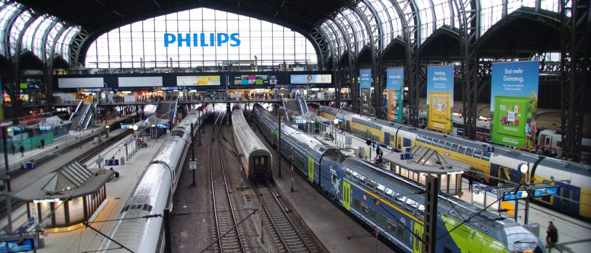 Hamburg Hauptbahnhof.