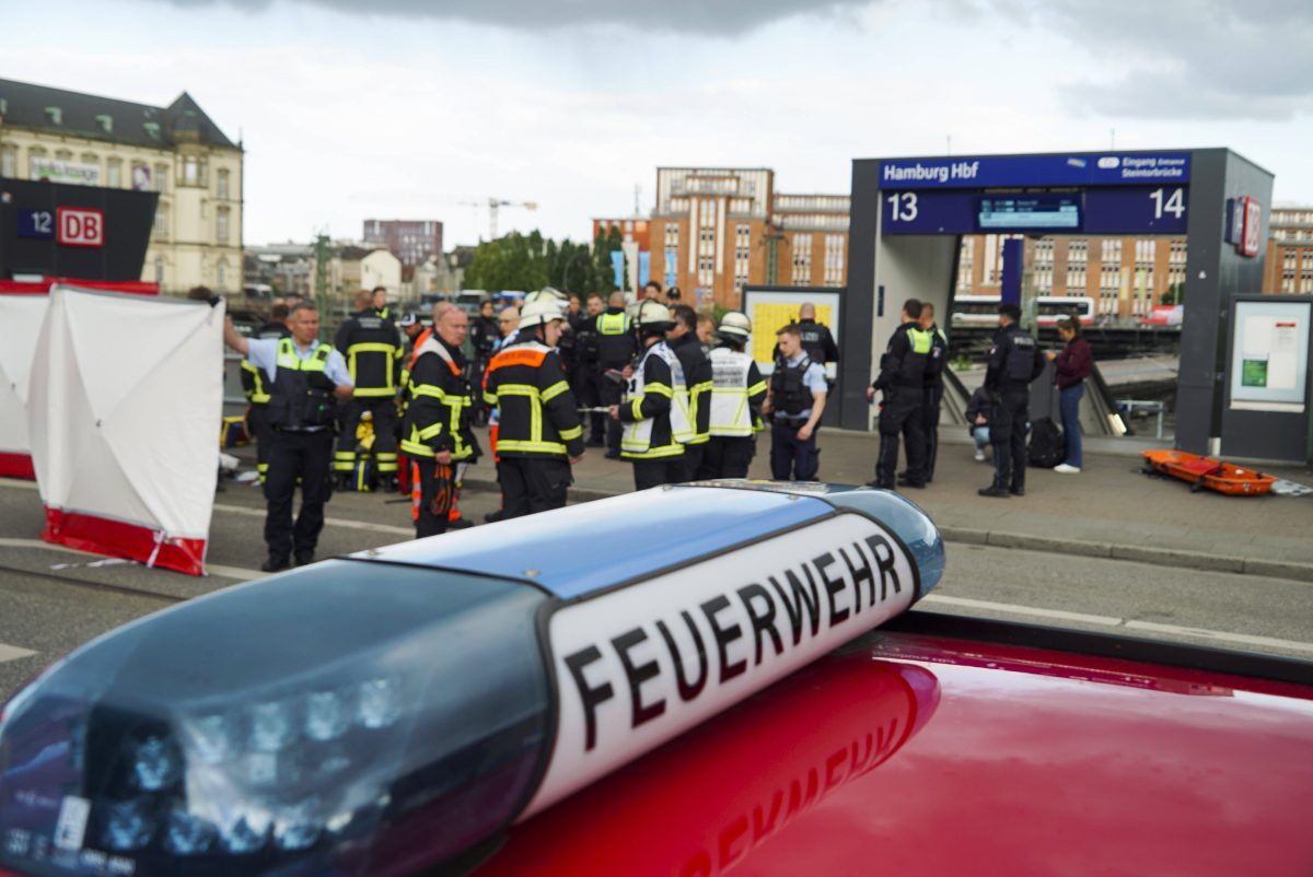 Messer-Attacke in Hamburg.