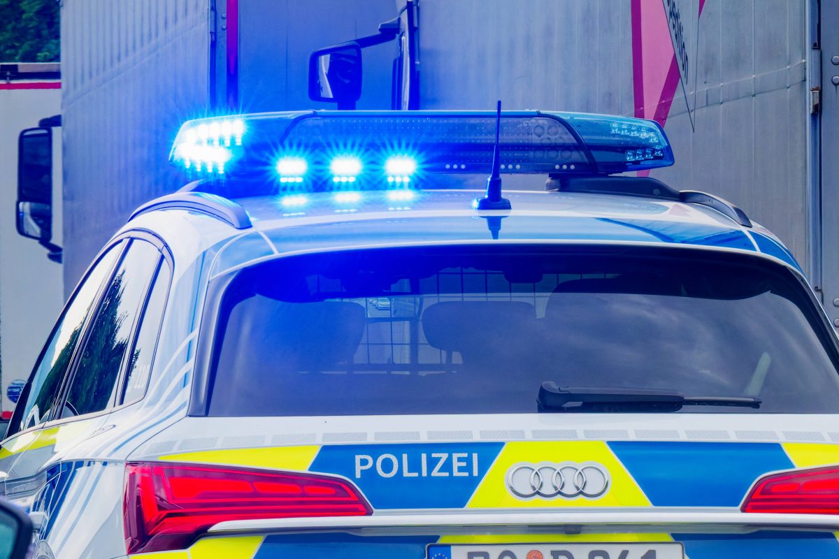 Ein Polizeiauto (Symbolbild).