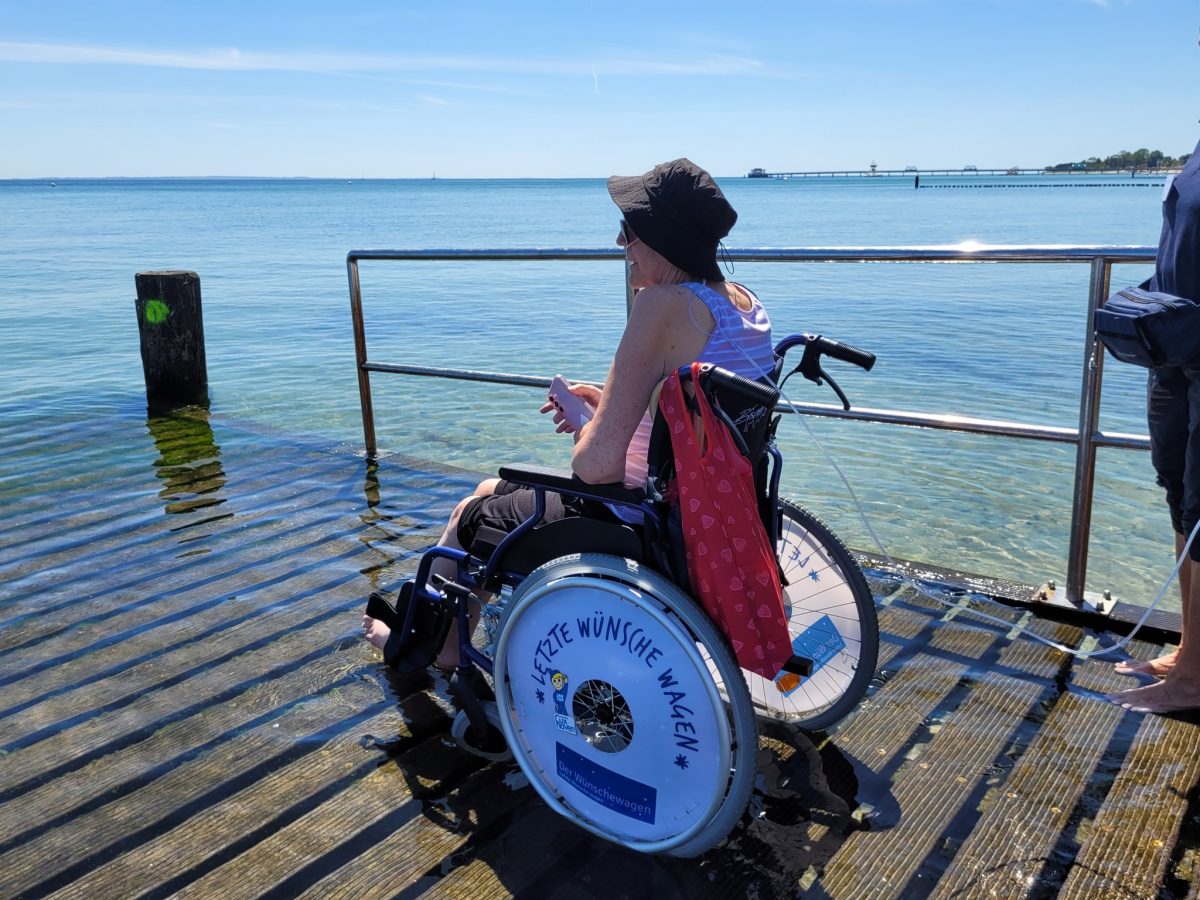 Anne in Kellenhusen an der Ostsee.