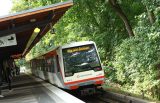 Die U-Bahn-Linie U3.