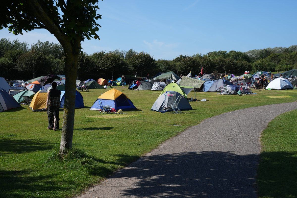 Das Protest-Camp auf Sylt ist wieder da.