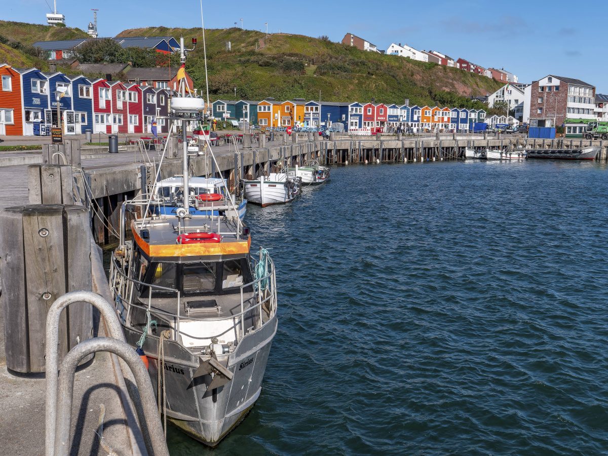 Die Nordsee-Insel Helgoland.